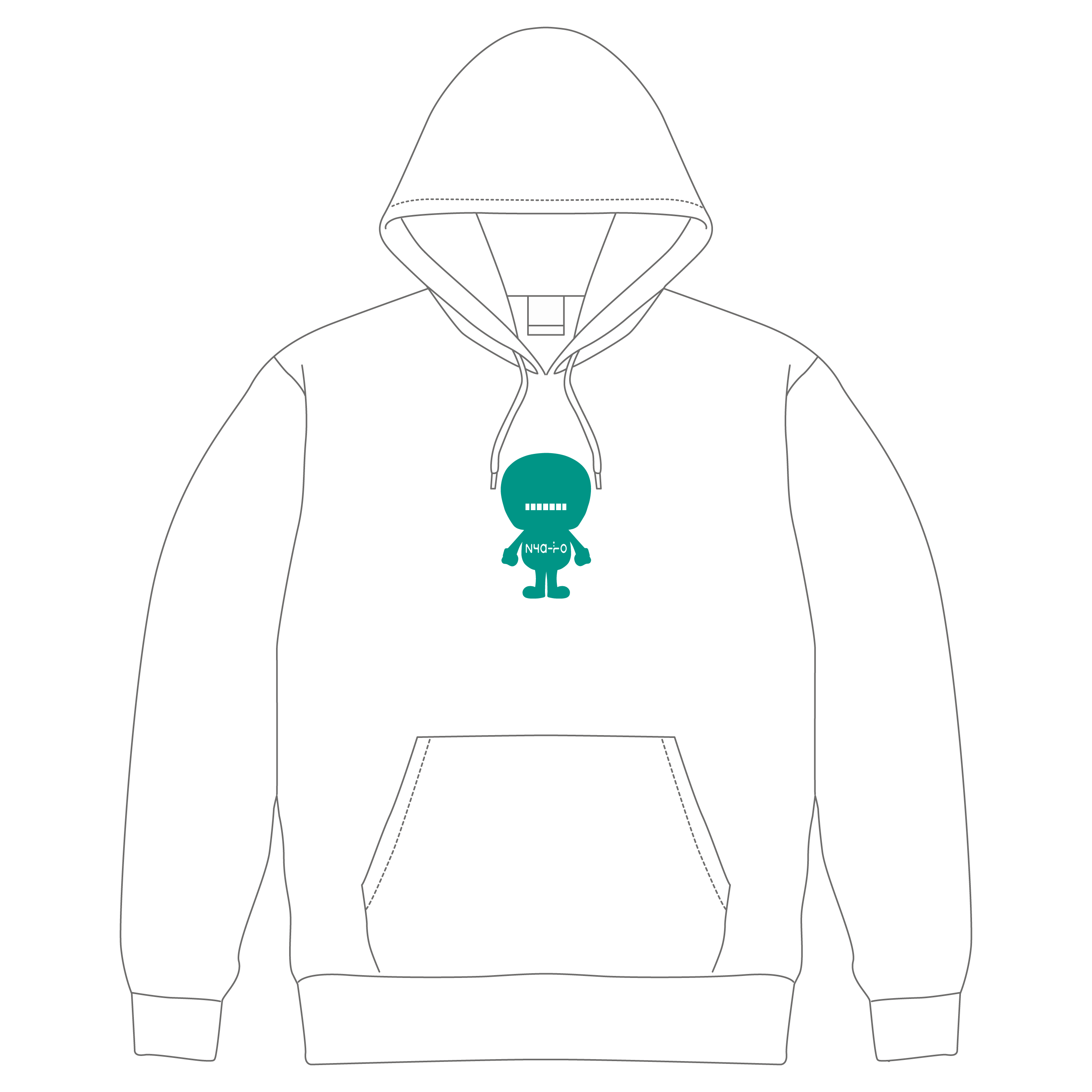 Green x White Mascot..