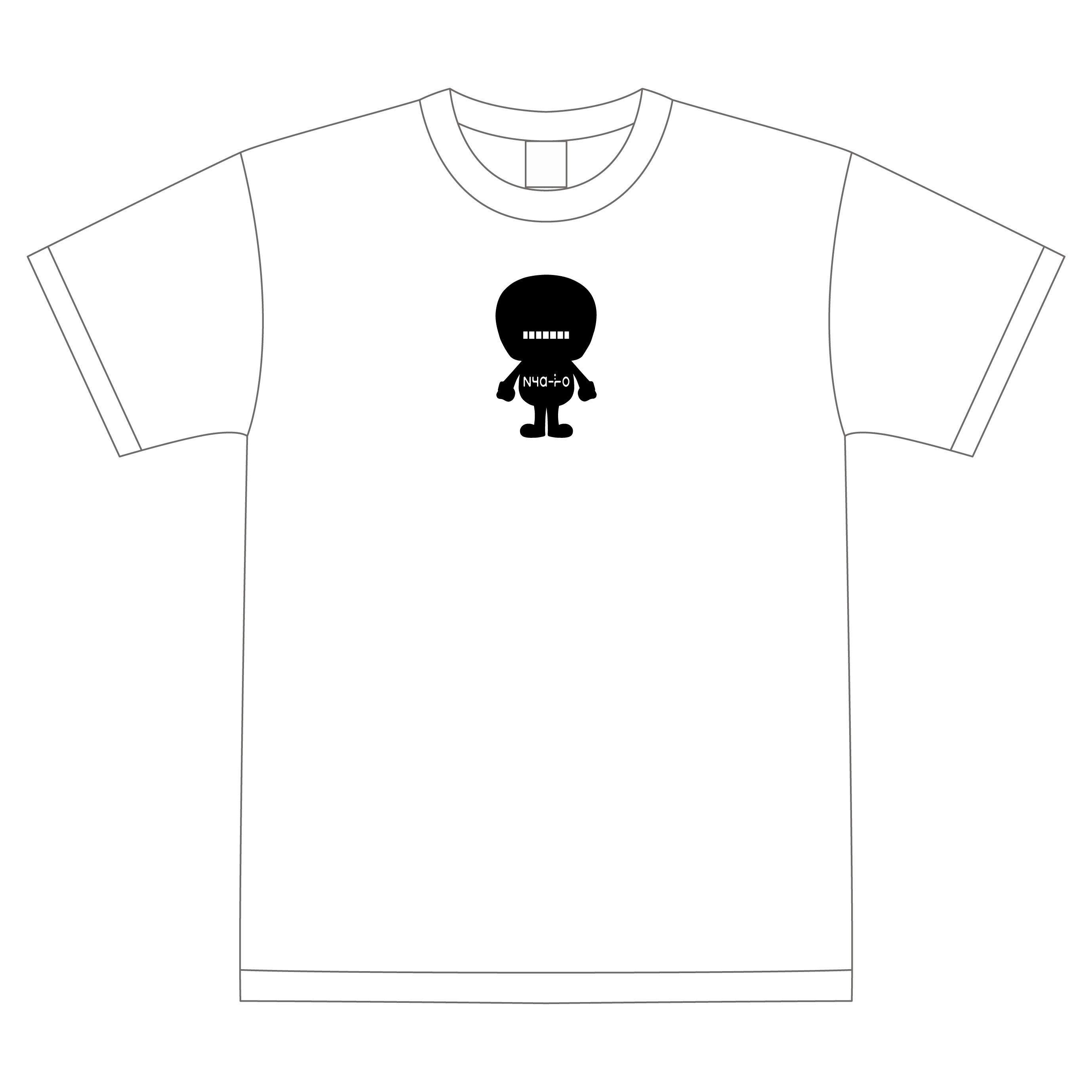 Black x White Mascot..